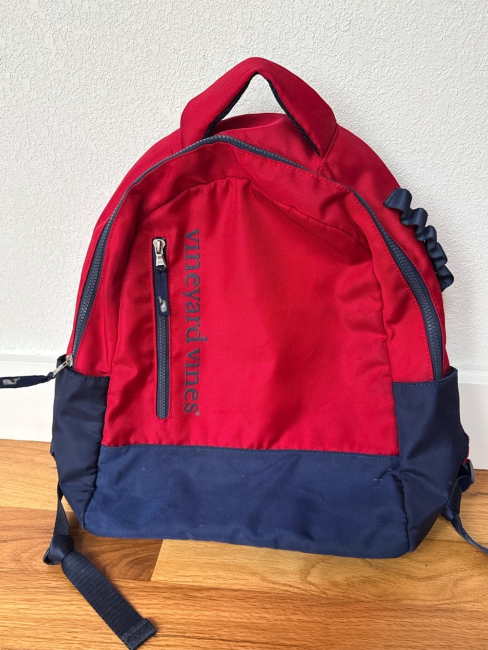 Vineyard Vines Red and Navy Two-Tone Men’s Backpack